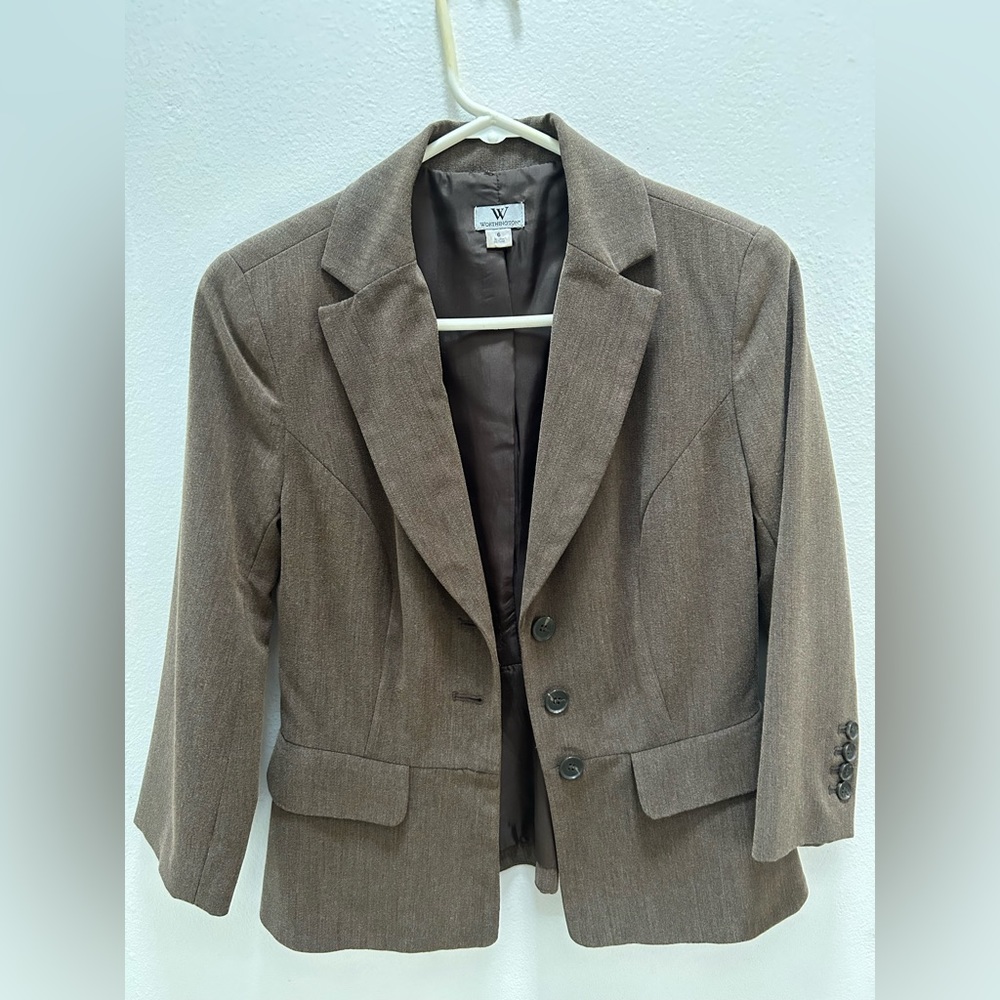 Worthington Brown Suit Size 6